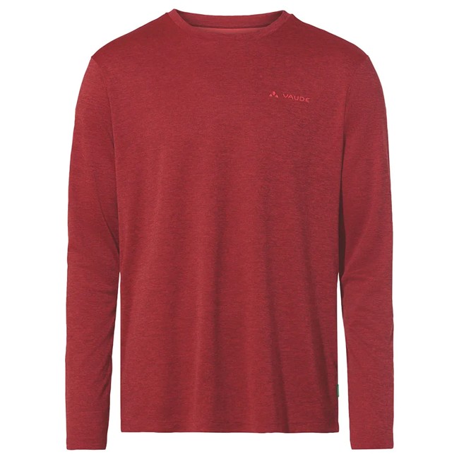 Camiseta Vaude Essential Ls T-shirt Carmine/mars Red