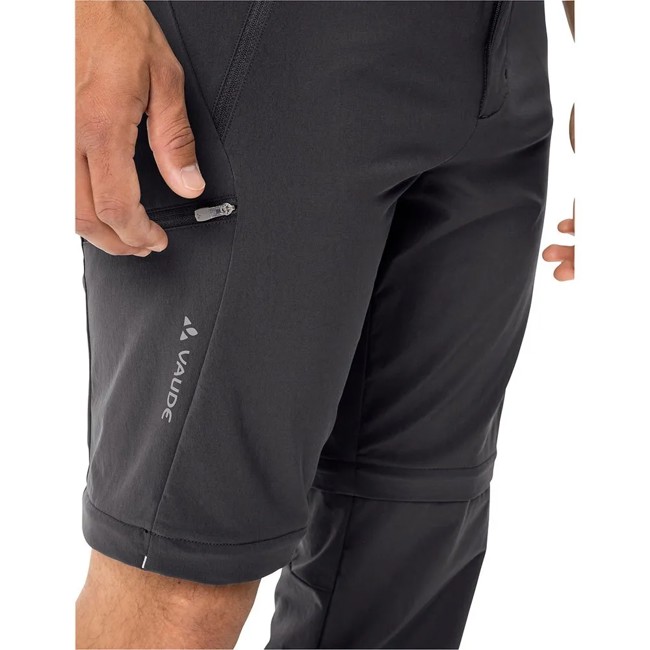 Pantalon vaude FARLEY STRETCH ZO PANTS II Black