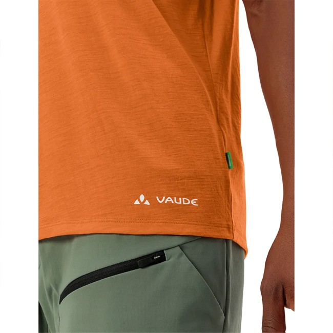 Camiseta Vaude Tekoa Wool T-shirt Kumquat