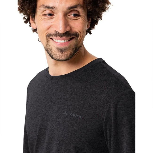 Camiseta Vaude Essential Ls T-shirt Black