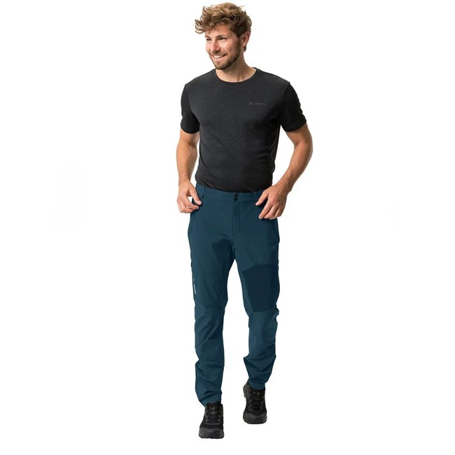 Calças Vaude Scopi Pants Iii Dark Sea/dark Sea
