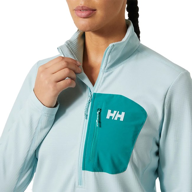 Fleece Helly Hansen W Versalite 1/2 Zip Barely Blue