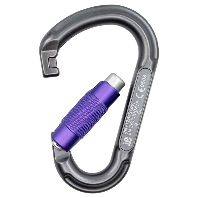 Karabiini Beal Lock 3-matic Matt Grey
