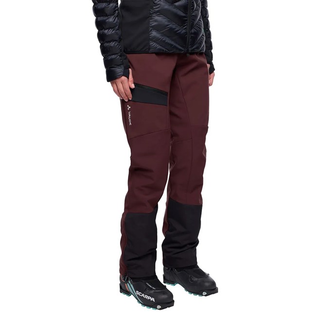 Hlače Vaude Monviso Alpine Pants Dark Oak
