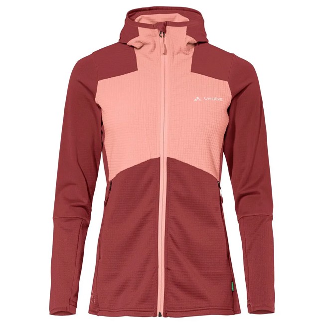 Jacke Vaude Monviso Hooded Grid Fleece Jkt Redeva