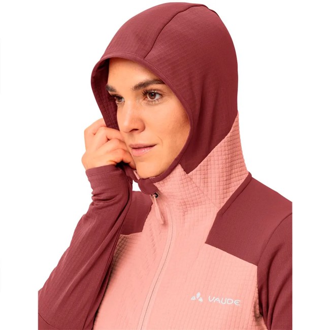 Jacke Vaude Monviso Hooded Grid Fleece Jkt Redeva