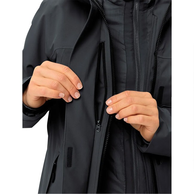 Chaqueta Vaude Neyland 3in1 Jkt Black