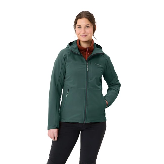 Fleece Vaude Elope Stormfleece Hoody Deep Pond