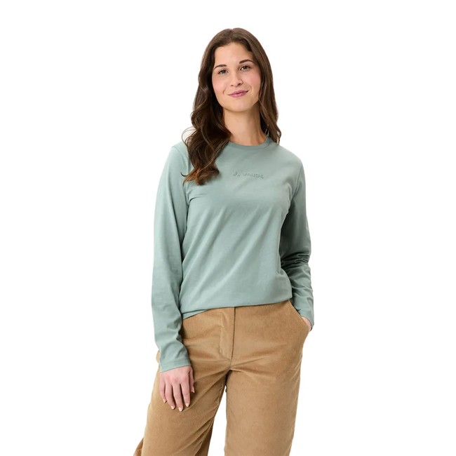 T-shirt Vaude Logo Ls T-shirt Dusty Fern