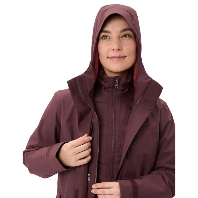 Chaqueta Vaude Neyland 3in1 Jkt Dark Oak