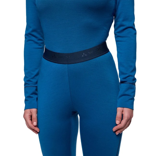 Hosen Vaude Monviso Wool Tights Ii Shore Blue