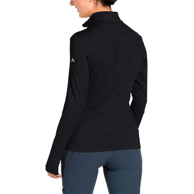 Camiseta Vaude Livigno Halfzip Ii Black Uni