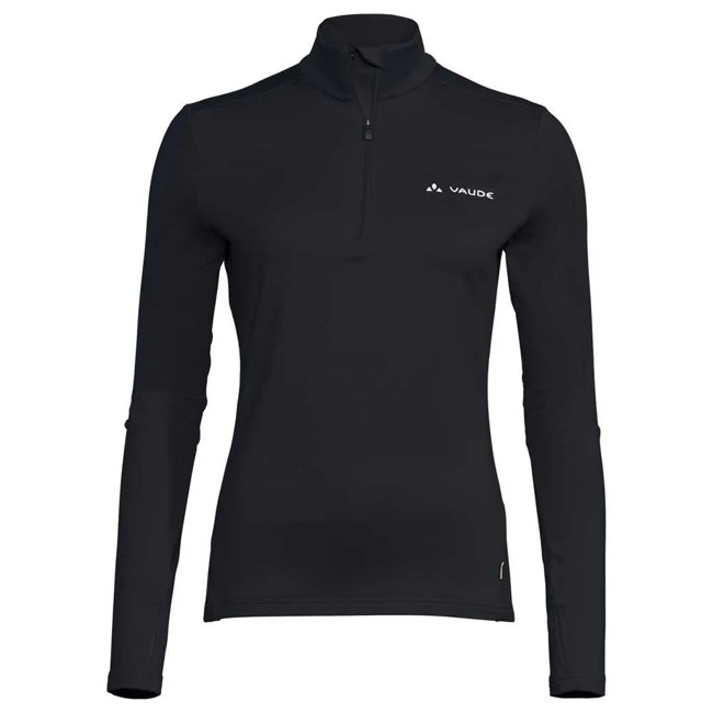 Camiseta Vaude Livigno Halfzip Ii Black Uni