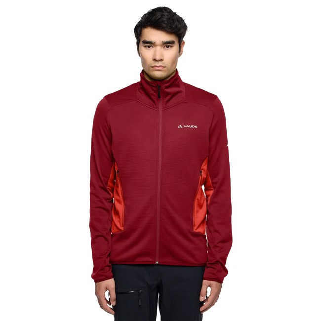 Vaude Jacket Monviso Fleece Fz Jkt Ii Carmine/glowi