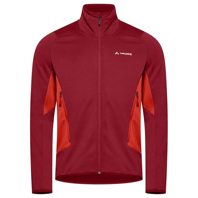 Vaude Jacket Monviso Fleece Fz Jkt Ii Carmine/glowi