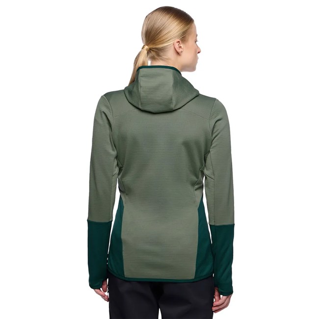 Fleece Vaude Monviso Hooded Grid Fleece Jkt Deep Po