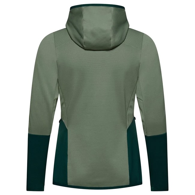 Fleece Vaude Monviso Hooded Grid Fleece Jkt Deep Po