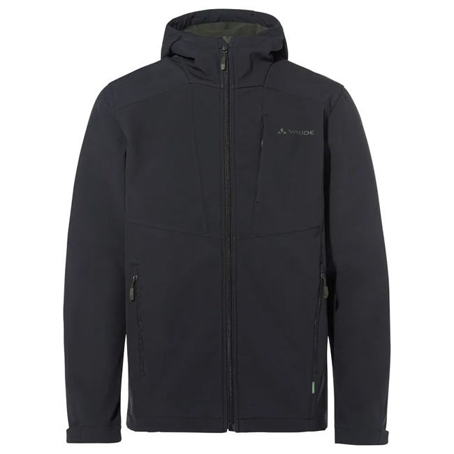 Casaco Vaude Cyclone Hooded Jkt Black/khaki