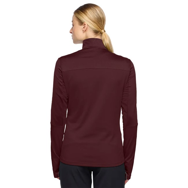 Vaude Polar Fleece W Livigno Halfzip Ii Dark Oak