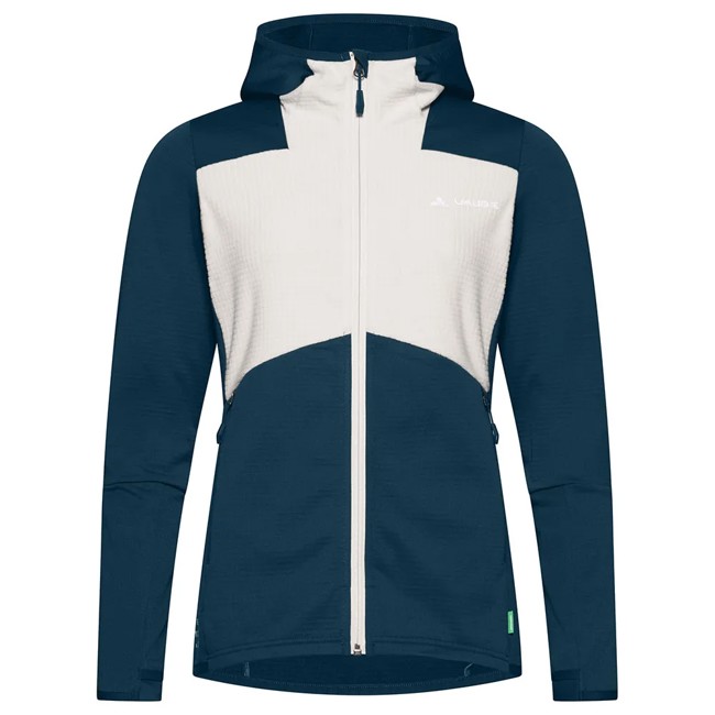 Fleece Vaude Monviso Hooded Grid Fleece Jkt Dark Se