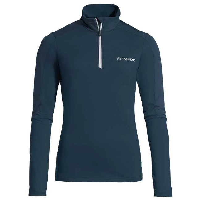 Vaude T-shirt Livigno Halfzip Ii Dark Sea Uni