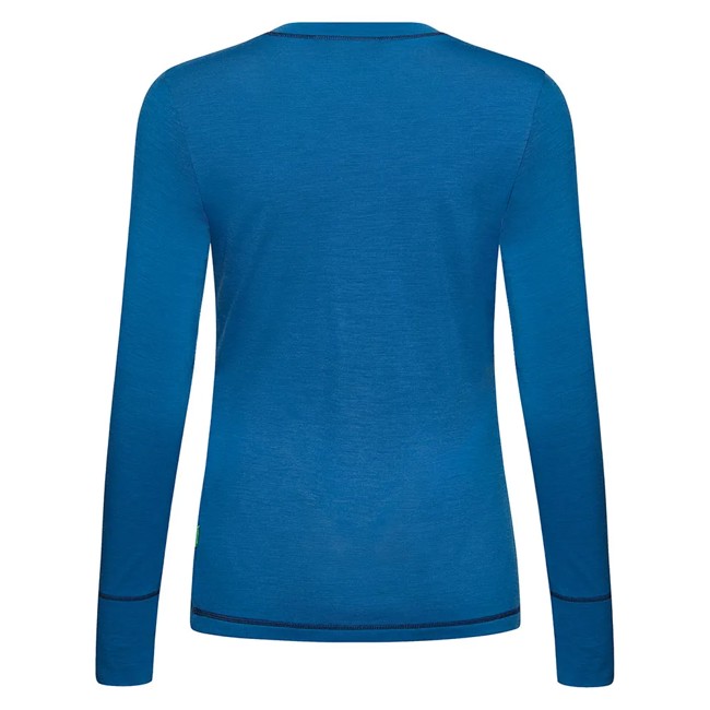 T-shirt Vaude Monviso Wool Ls T-shirt Ii Shore Blue