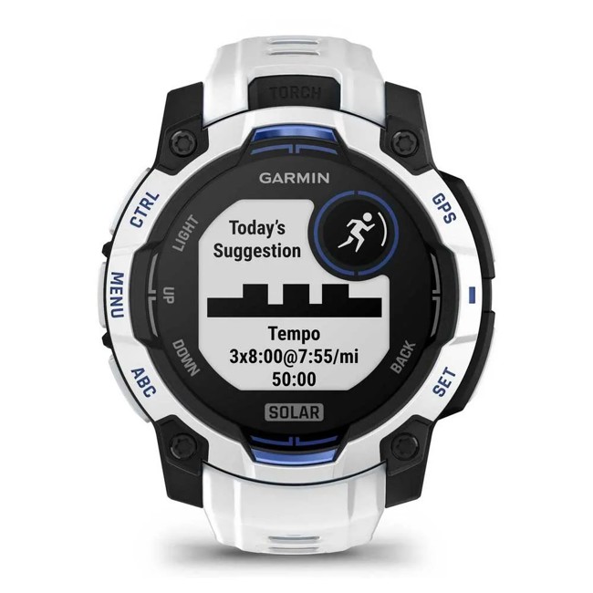 Relógio Garmin Instinct 3 Supernova 45 Mm Solar Blanco