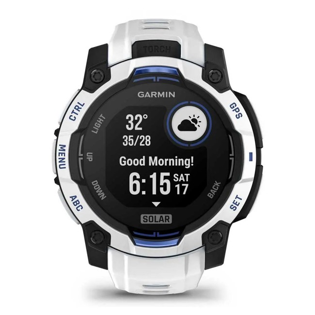 Relógio Garmin Instinct 3 Supernova 45 Mm Solar Blanco
