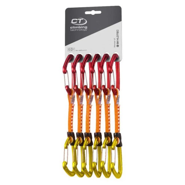 Climbing Technology Quickdraws Fly-weight Evo Set Ul - 6 Pack Mix