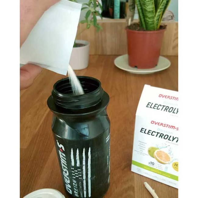 Bebida Isotónica Overstims Electrolitos Limon Limon Verde 10 Sticks