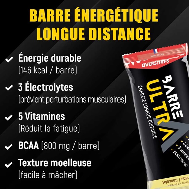 Barre Overstims Ultra Bar Limón Y Jengibre 28 Ud