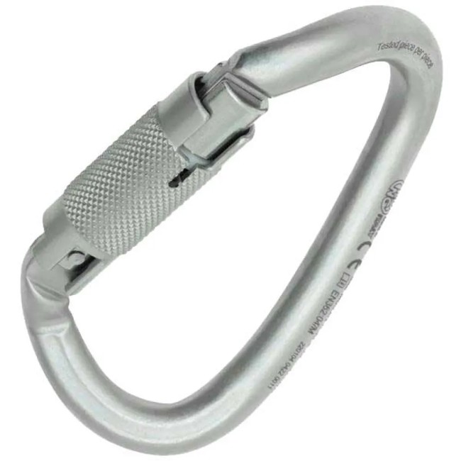 Karabiner Kong Ovalone Dna Acero Autoblock Lunar White