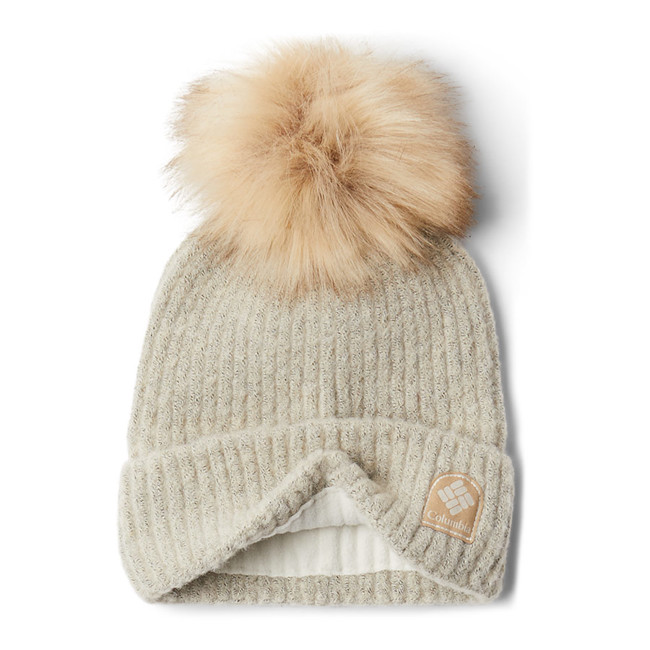 Čiapka columbia WINTER BLUR POM POM BEANIE Chalk