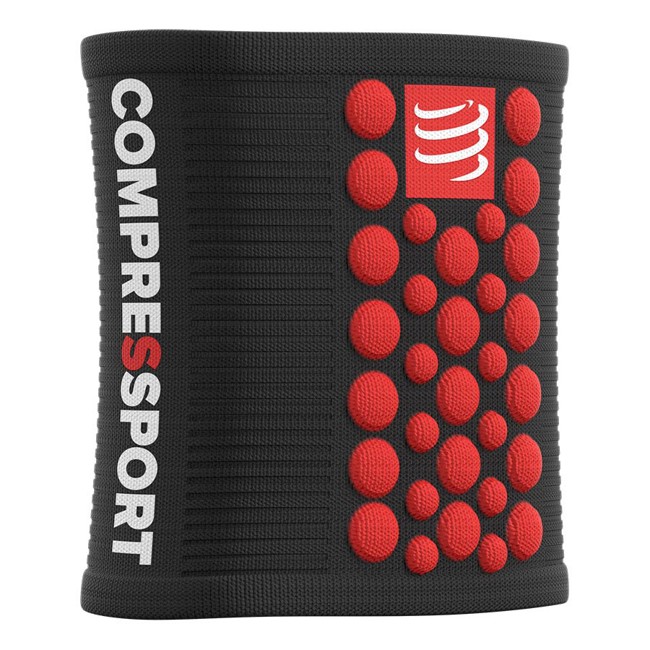 Rukávniky compressport 3D.DOTS Black/Red