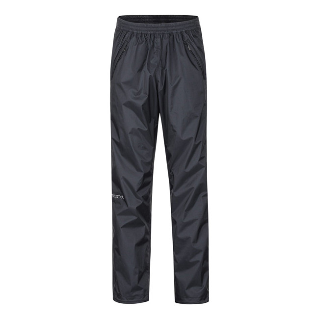 Nohavice marmot PRECIP ECO FULL ZIP PANT LONG Black