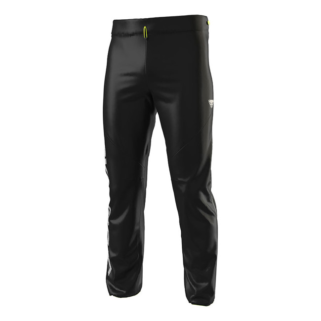 Hlače dynafit RACE WIND PNT U Black Out Neon Yello