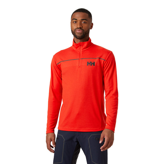 Koszulka Helly Hansen 1/2 Zip Pullover Alert Red