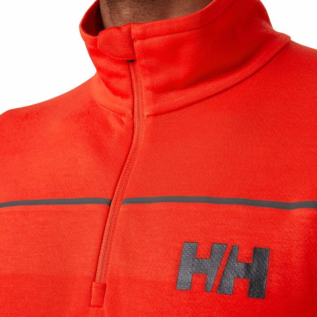 Koszulka Helly Hansen 1/2 Zip Pullover Alert Red