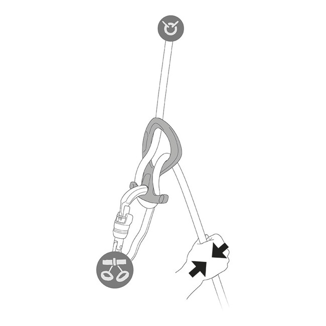 Nedfirer petzl PIRANA CLUB