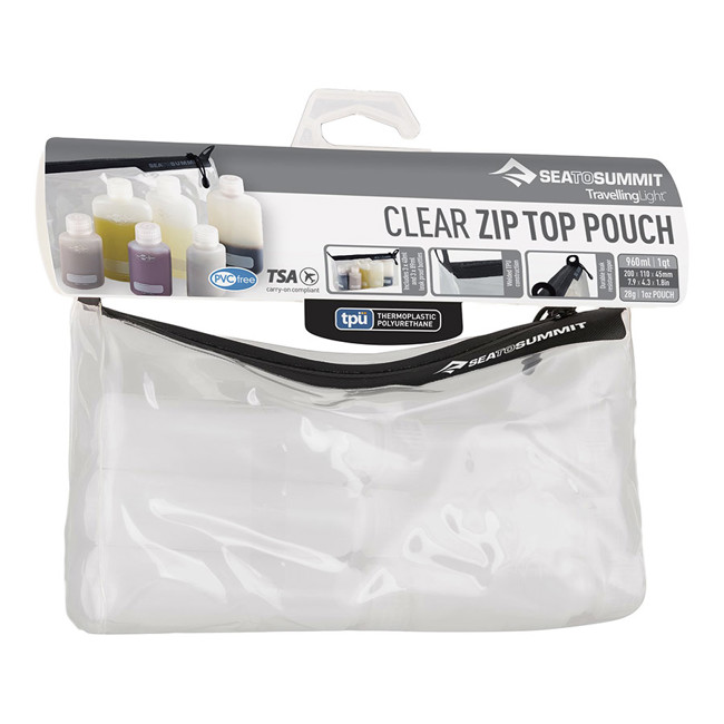 Neceser sea to summit Clear Ziptop Pouch