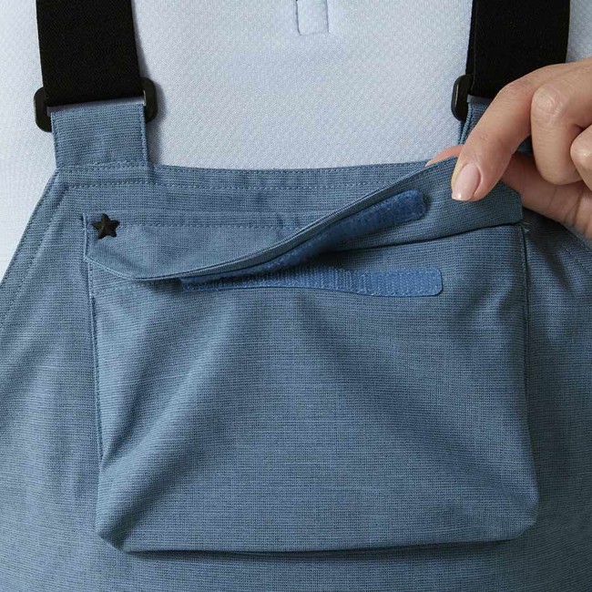 Mono helly hansen POWDERQUEEN BIB PANT Blue Fog