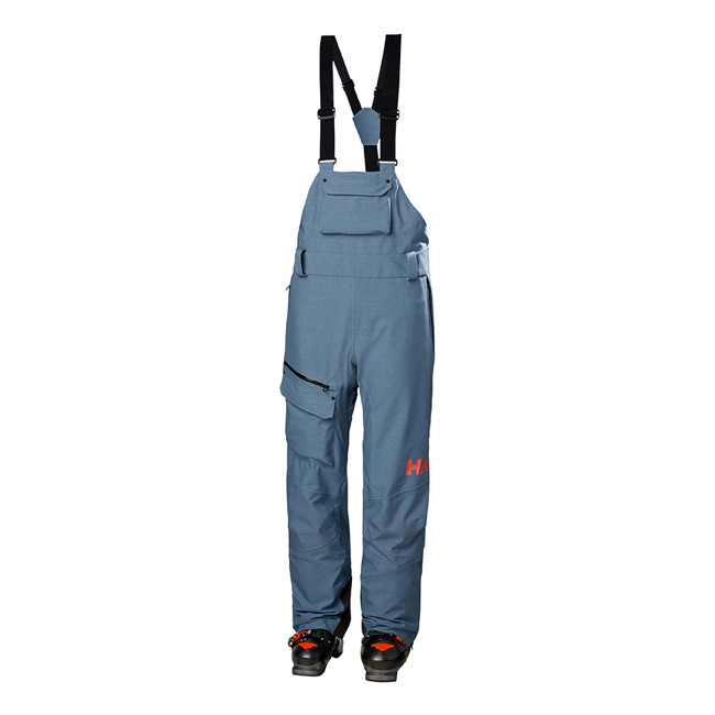 Mono helly hansen POWDERQUEEN BIB PANT Blue Fog
