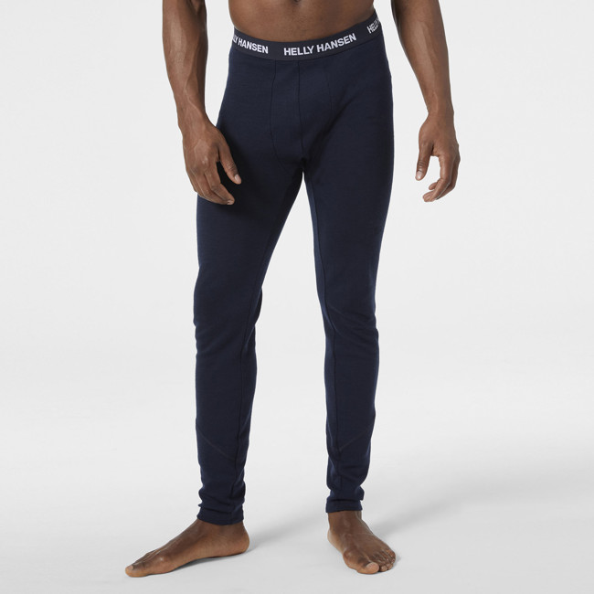 Calzamaglia helly hansen MERINO MIDWEIGHT PANT Navy
