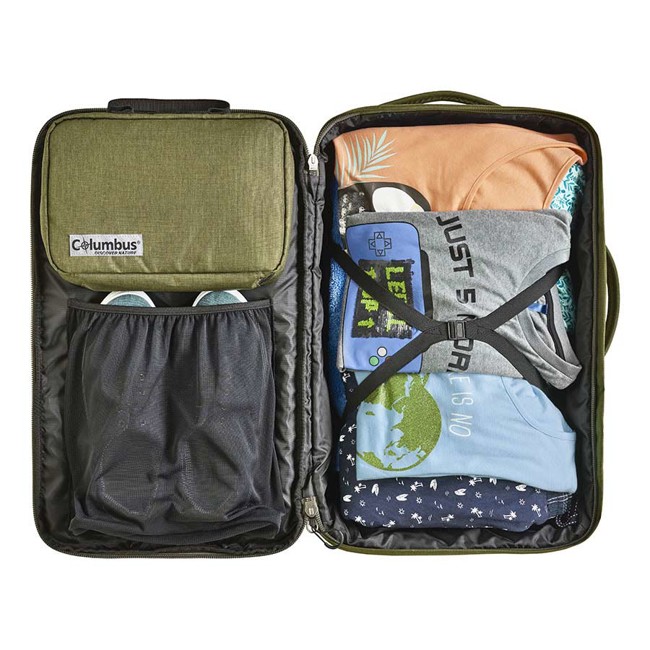 Mochila columbus TRAVEL  W WASH BAG 
