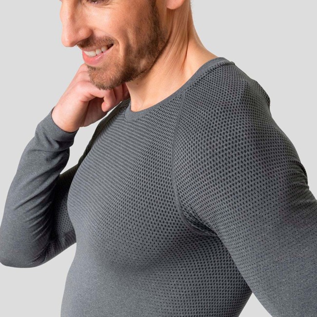 T-shirt odlo TOP CREW L/S PERFORMANCE LIGHT E Grey