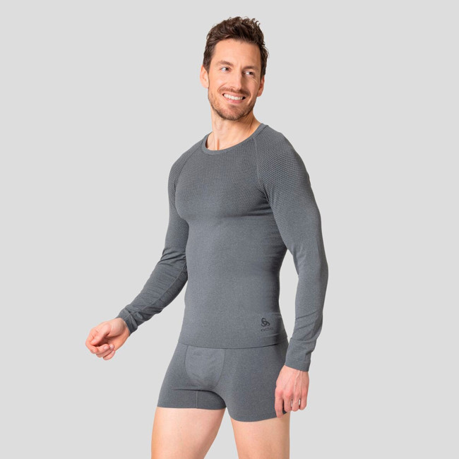 T-shirt odlo TOP CREW L/S PERFORMANCE LIGHT E Grey