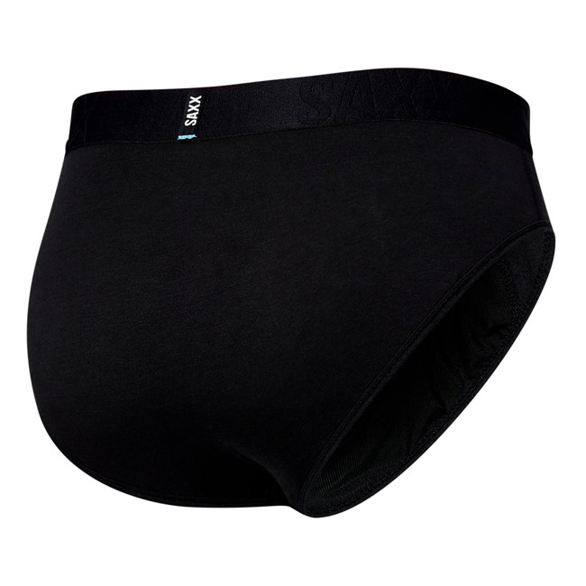 Cuecas masculinas saxx COOLING COTTON BRIEF FLY Black