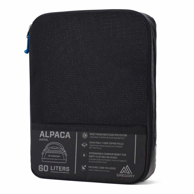 Bolso Gregory Alpaca 60 Obsidian Black