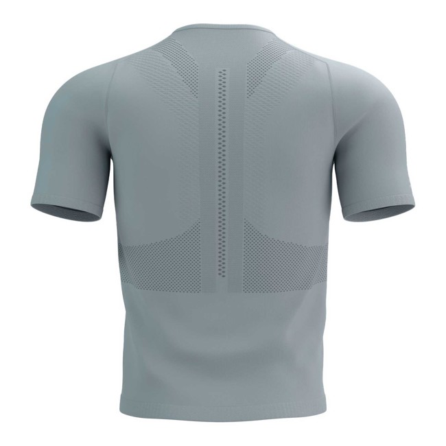 Tričko Compressport Trail Half-zip Fitted Ss Top Alloy/hawai