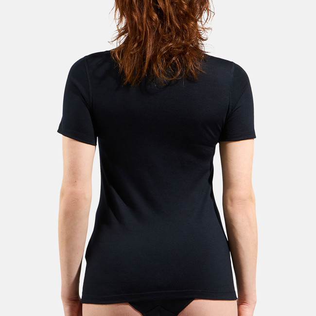 Tričko Odlo Bl Top Crew Ss Merino 160 Black